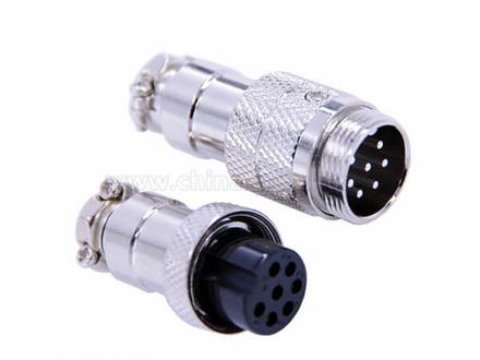 GX16 coaxial straight connector