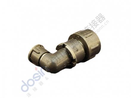 2PM coaxial right-angle connector