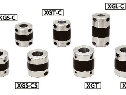 Flexible coupling - high damping rubber compact - one side clamp