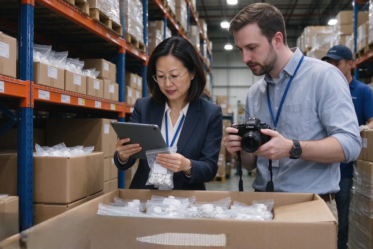 Factory and warehouse inspection before shipment